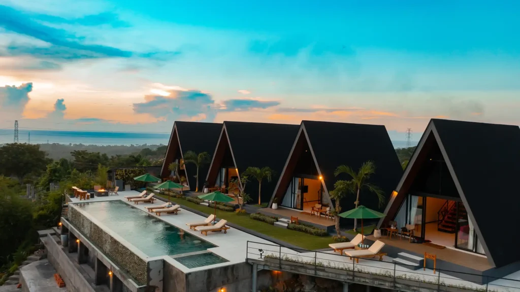 Dreamcatcher Villas Aerial Sky View